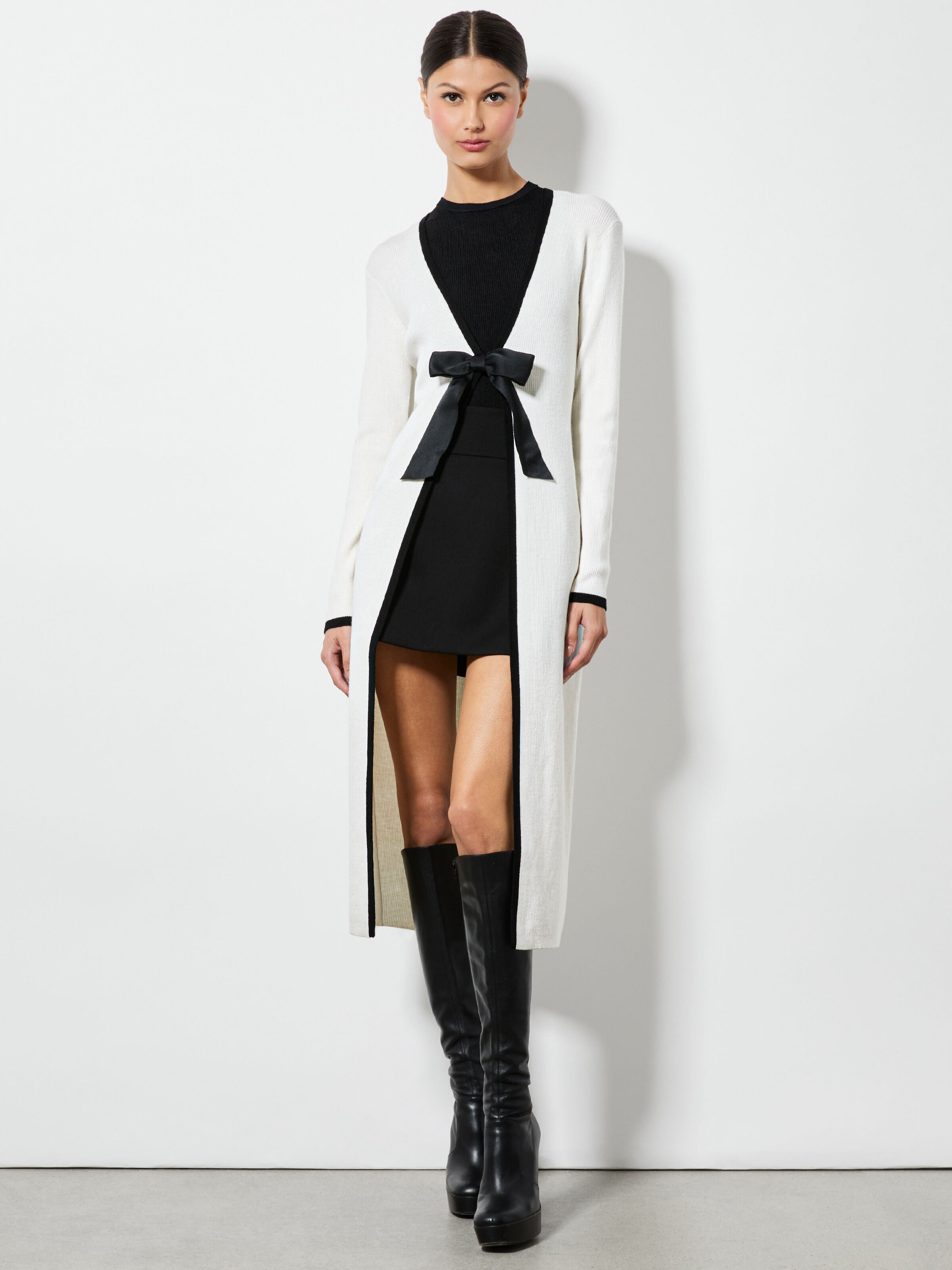 SIBEL BOW CARDIGAN-ALICE + OLIVIA