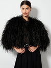 KIDMAN FEATHERED JACKET-ALICE + OLIVIA