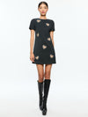 CLYDE MINI DRESS-Black-ALICE + OLIVIA