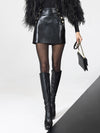DONALD VEGAN MINI SKIRT-ALICE + OLIVIA