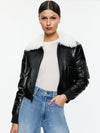 WILLARD VEGAN BOMBER-ALICE + OLIVIA