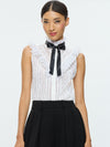 RHEBA LACE BLOUSE-OFF WHITE-ALICE + OLIVIA