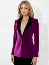 MACEY VELVET BLAZER-ALICE + OLIVIA