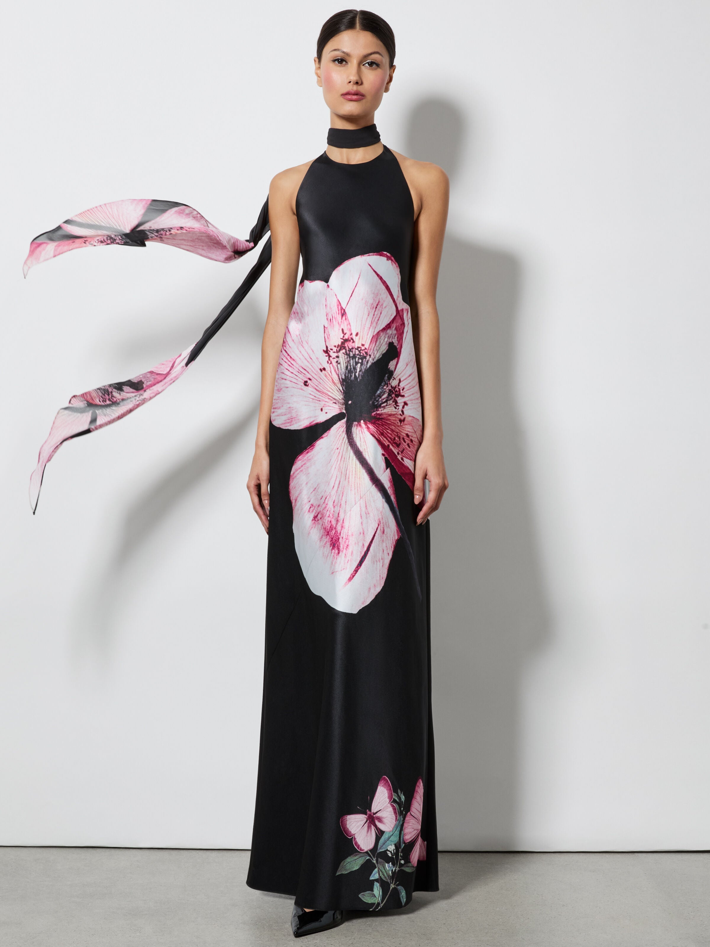 MONTANA TIE BACK GOWN-ALICE + OLIVIA