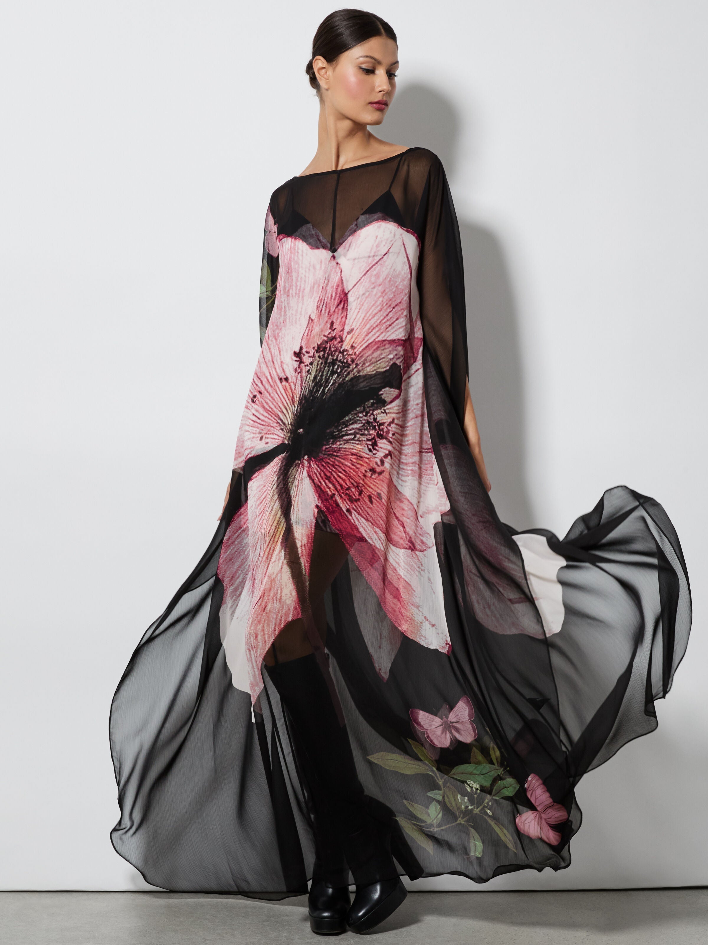 LINN CAPE MAXI DRESS
