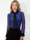 BRADY SILK BLOUSE-ALICE + OLIVIA