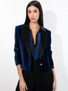 DEVYN VELVET BLAZER-ALICE + OLIVIA