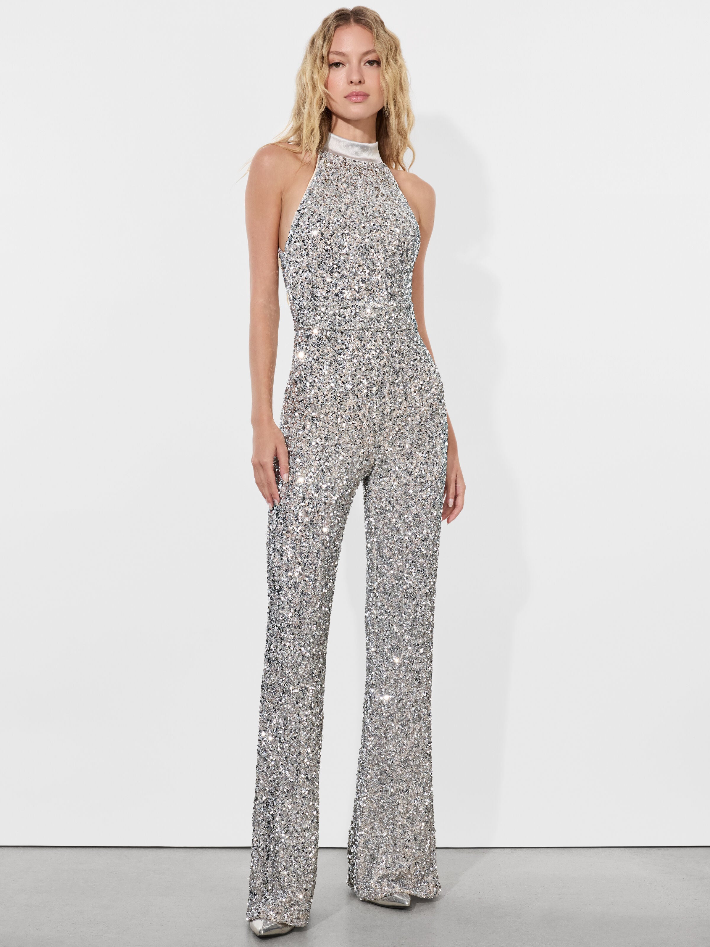 CATALINE SEQUIN JUMPSUIT-ALICE + OLIVIA