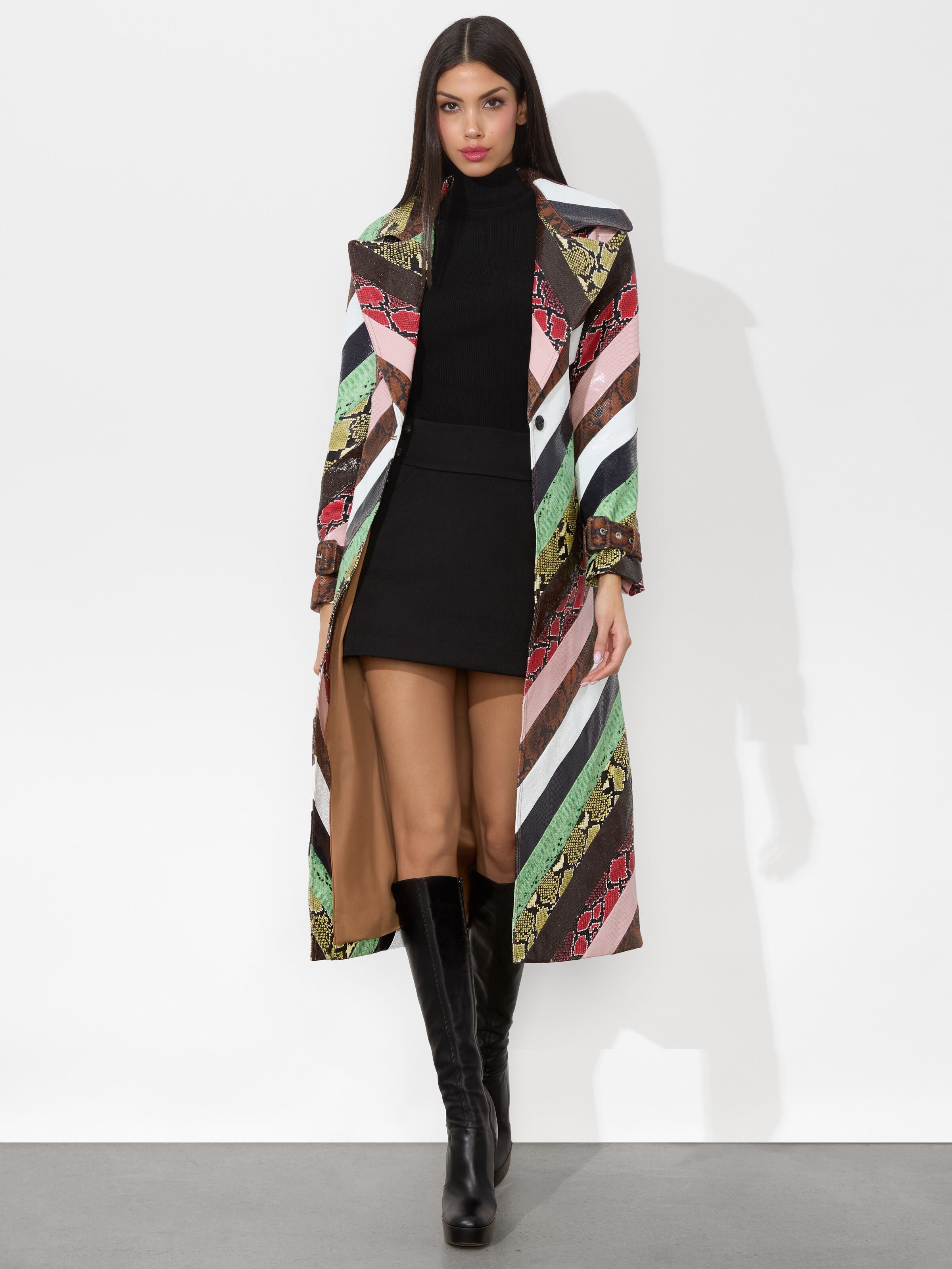 KEITH VEGAN MIDI TRENCH-ALICE + OLIVIA