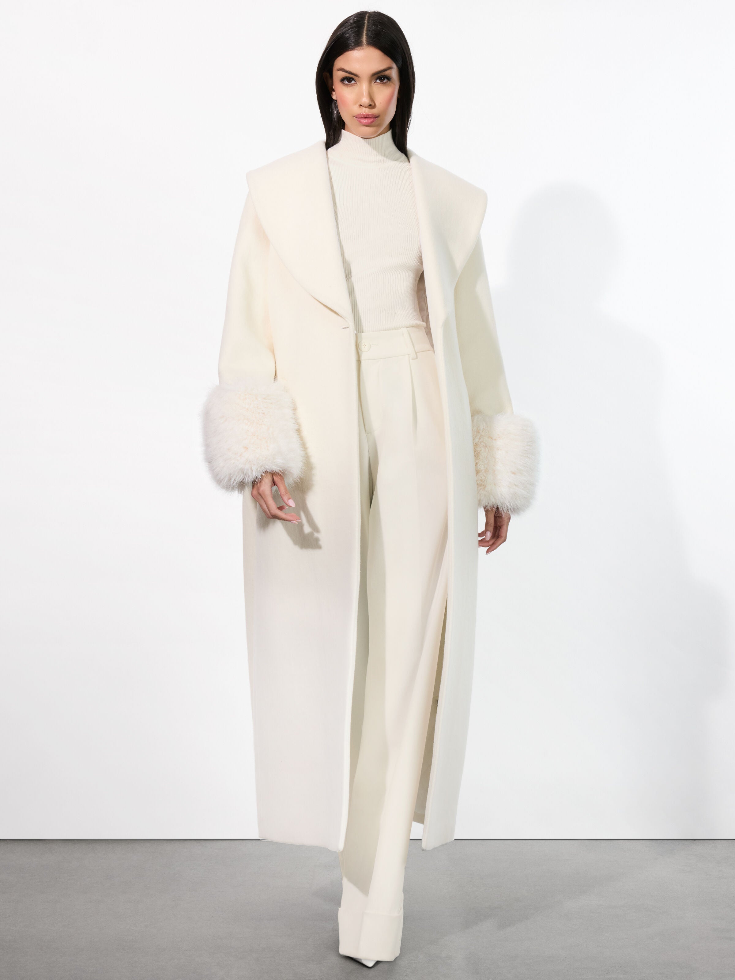 MARCELENE MAXI COAT-ALICE + OLIVIA