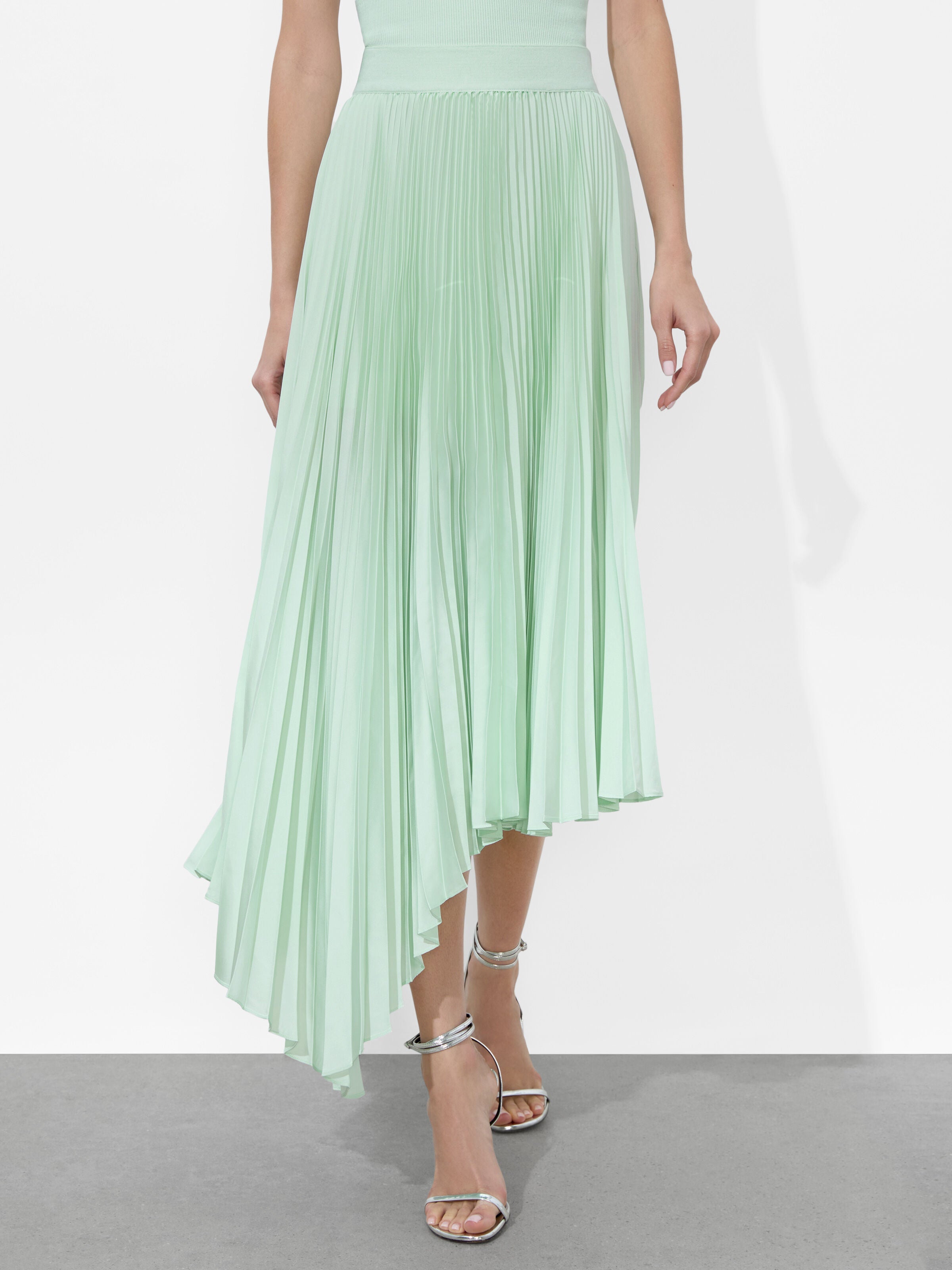 JENARA PLEATED MIDI SKIRT-ALICE + OLIVIA