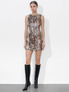 CLYDE VEGAN MINI DRESS-ALICE + OLIVIA