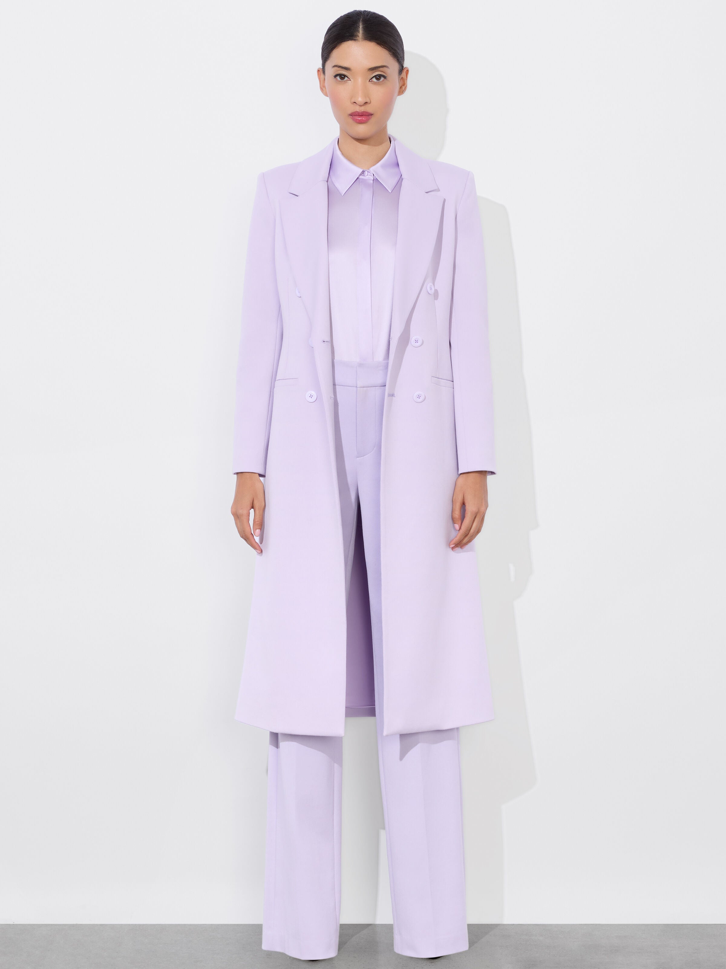 SHEPHERD LONG BLAZER-ALICE + OLIVIA