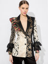 FAIE MIXED MEDIA BLAZER-ALICE + OLIVIA