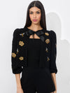 KITTY BEE CARDIGAN-ALICE + OLIVIA