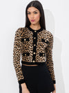 CLAIRA LEOPARD CARDIGAN-ALICE + OLIVIA