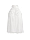 MARIS HALTER NECK GATHERED TOP-ALICE + OLIVIA