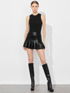 LANNA VEGAN MINI SKIRT-ALICE + OLIVIA