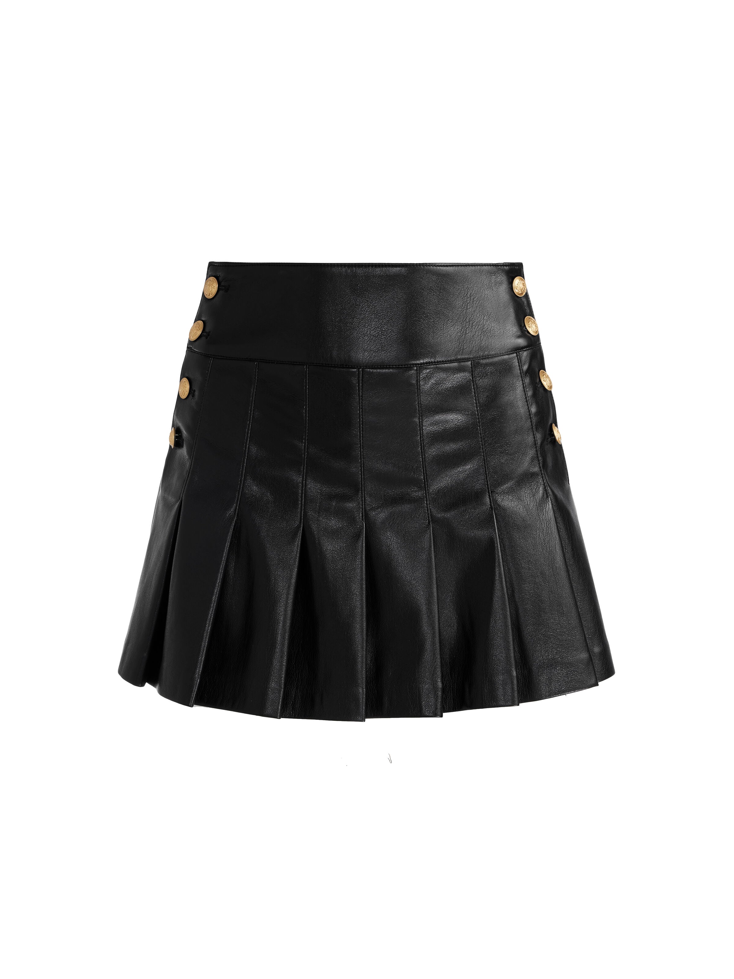 LANNA VEGAN MINI SKIRT-ALICE + OLIVIA
