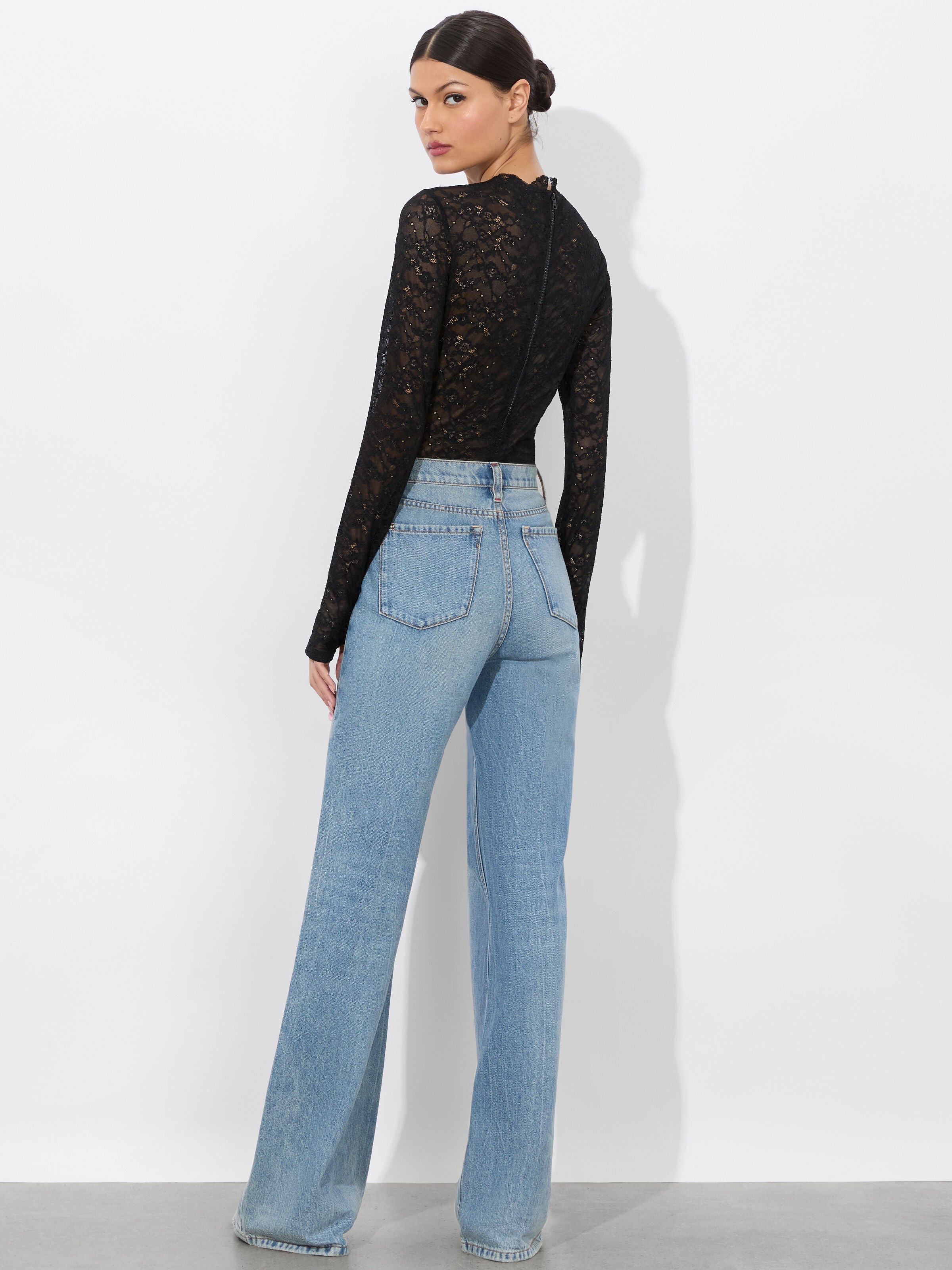 TAEYN LACE BODYSUIT-ALICE + OLIVIA