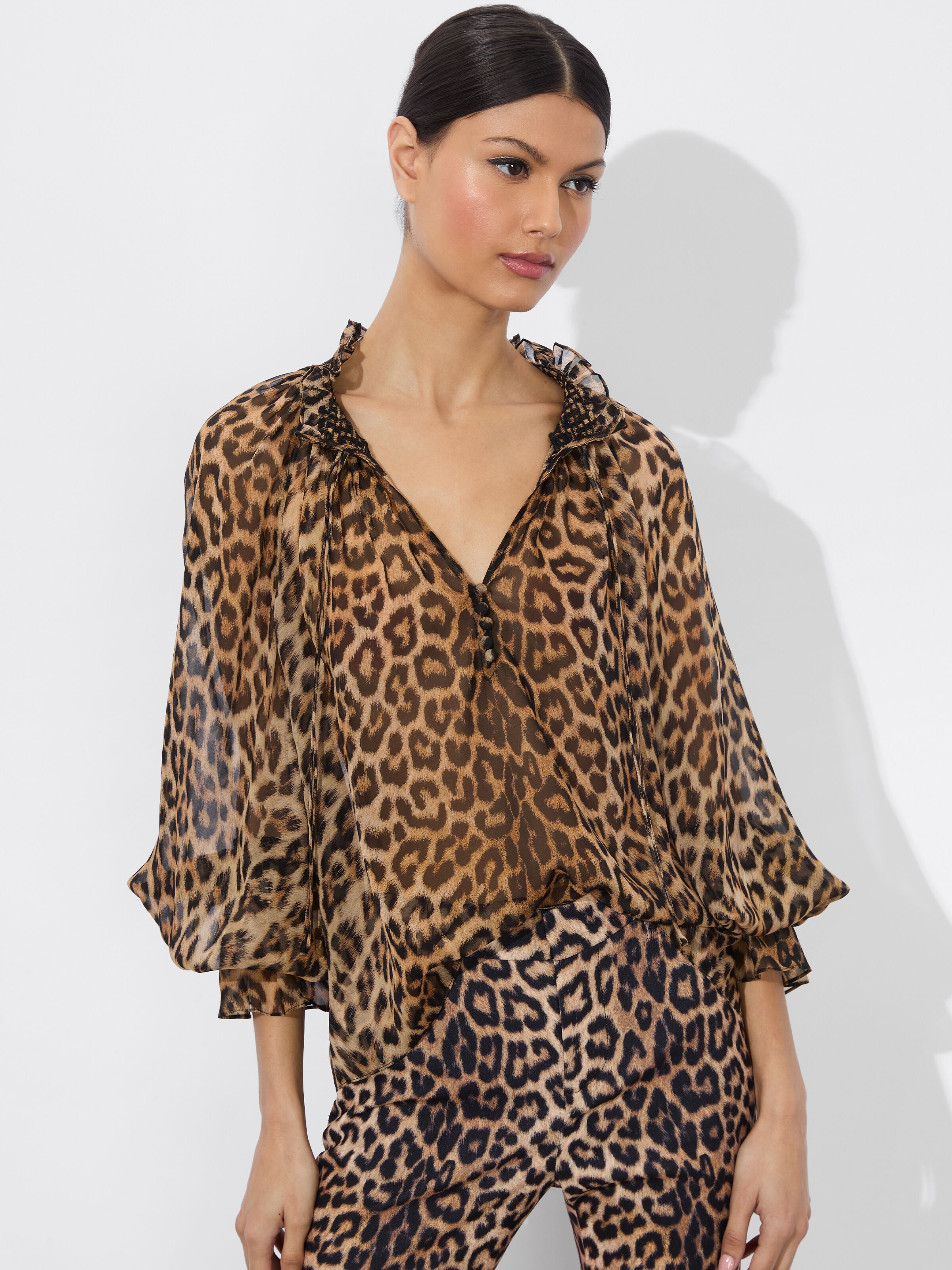 NORAH EYELET BLOUSE-ALICE + OLIVIA