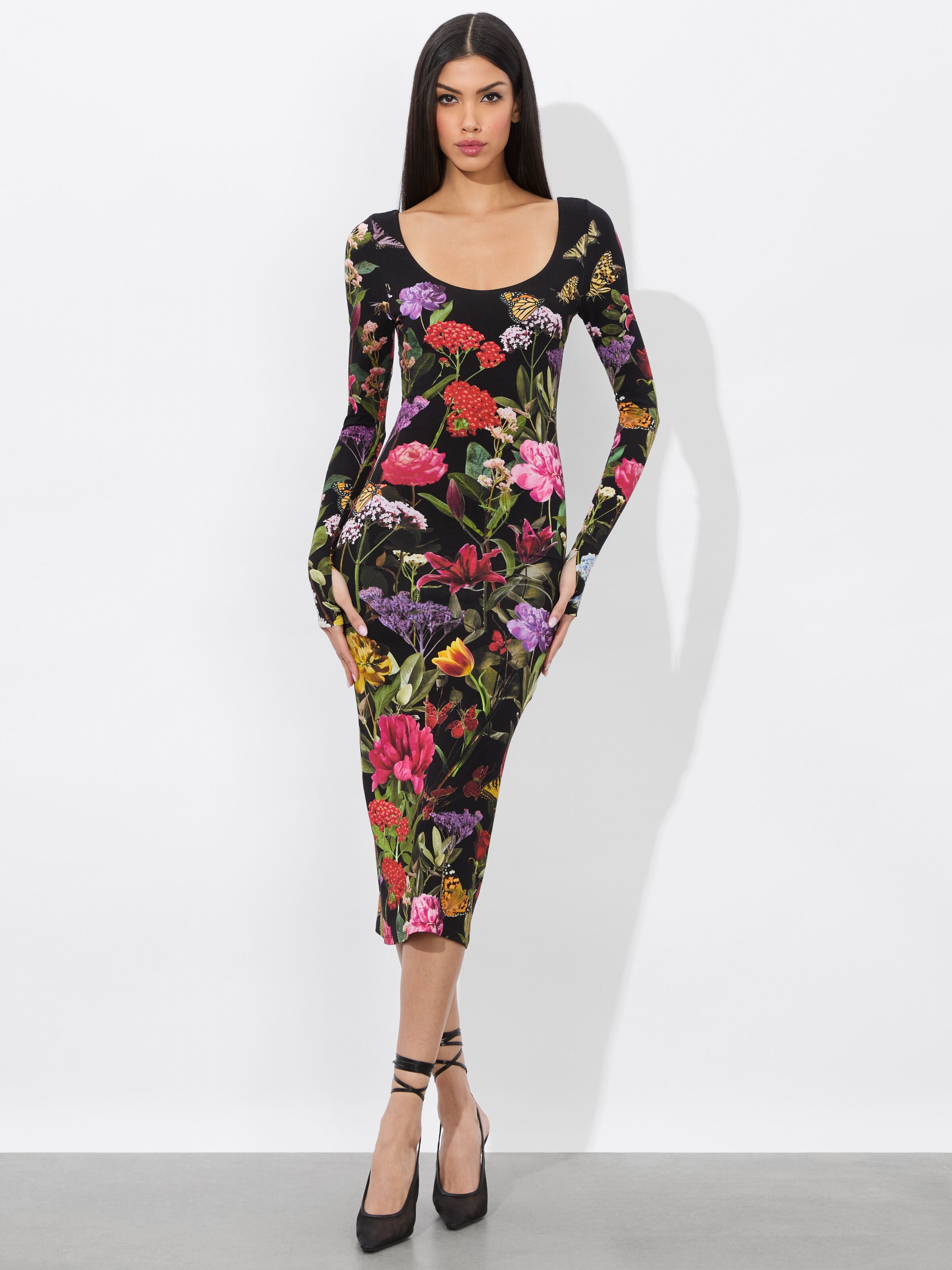 DELORA MIDI DRESS-ALICE + OLIVIA