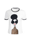 RYLYN STACEFACE SS CREW NK TOP-ALICE + OLIVIA