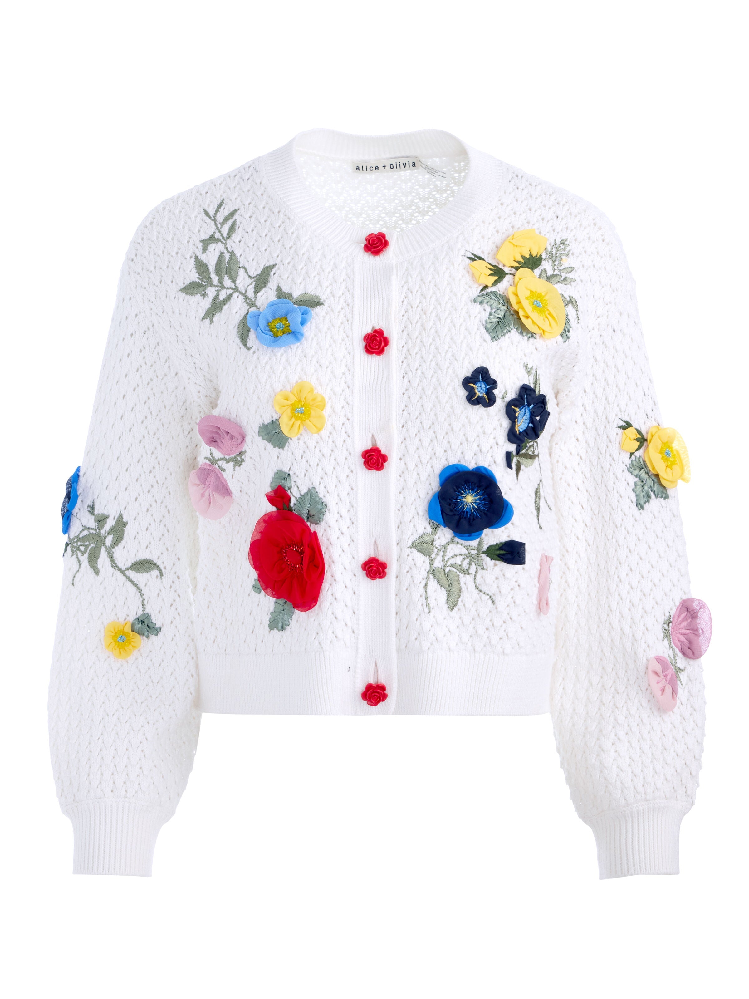 BRIGID EMBR CROPPED CARDI