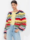 FAWN RUFFLE CARDIGAN-ALICE + OLIVIA