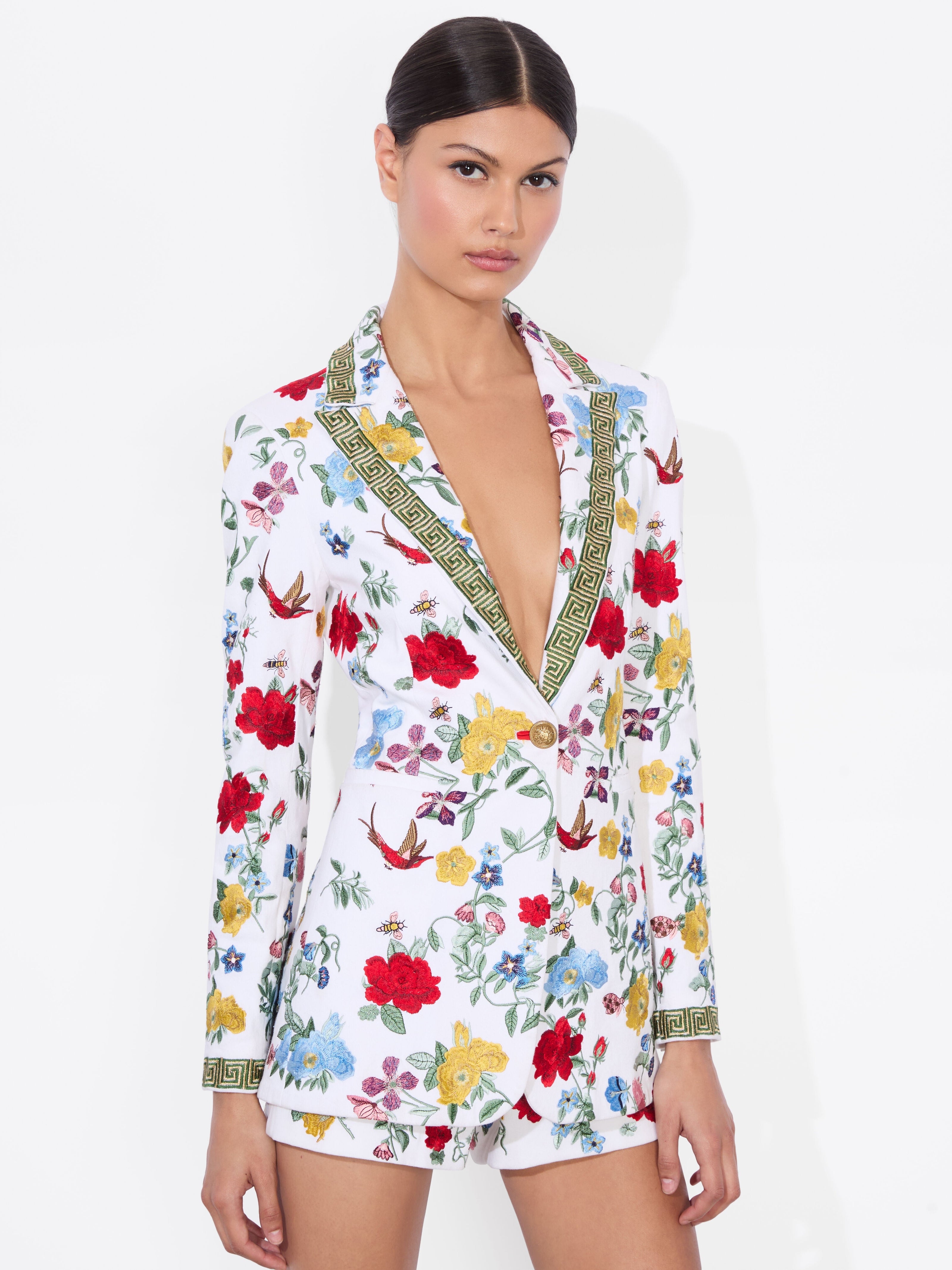 BREANN EMBROIDERED BLAZER-ALICE + OLIVIA