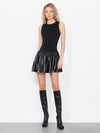 ELLA DROP WAIST MINI DRESS-ALICE + OLIVIA