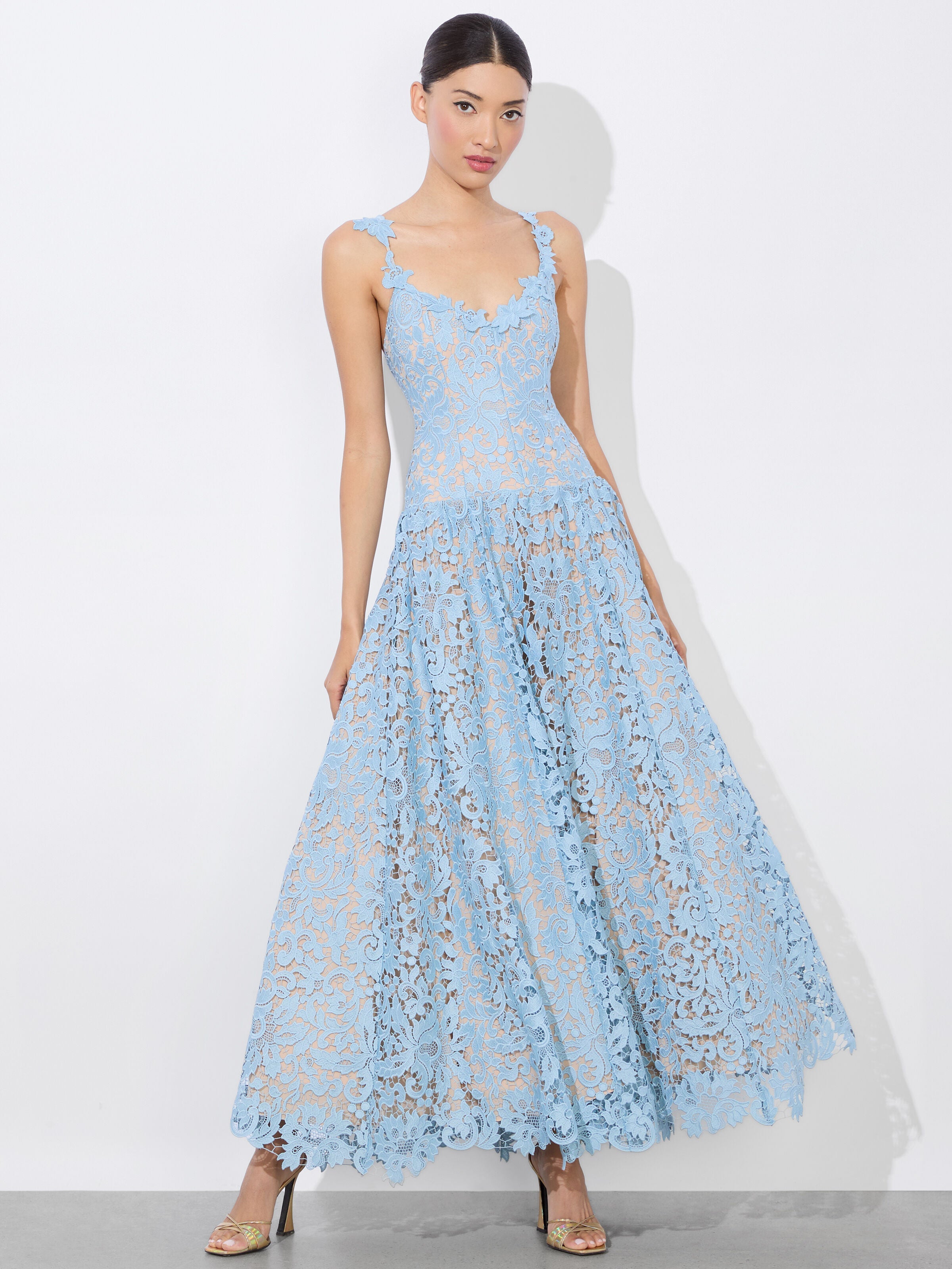 ANABELLA DROP WAIST DRESS-ALICE + OLIVIA