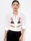 WILLA SILK BLOUSE-ALICE + OLIVIA