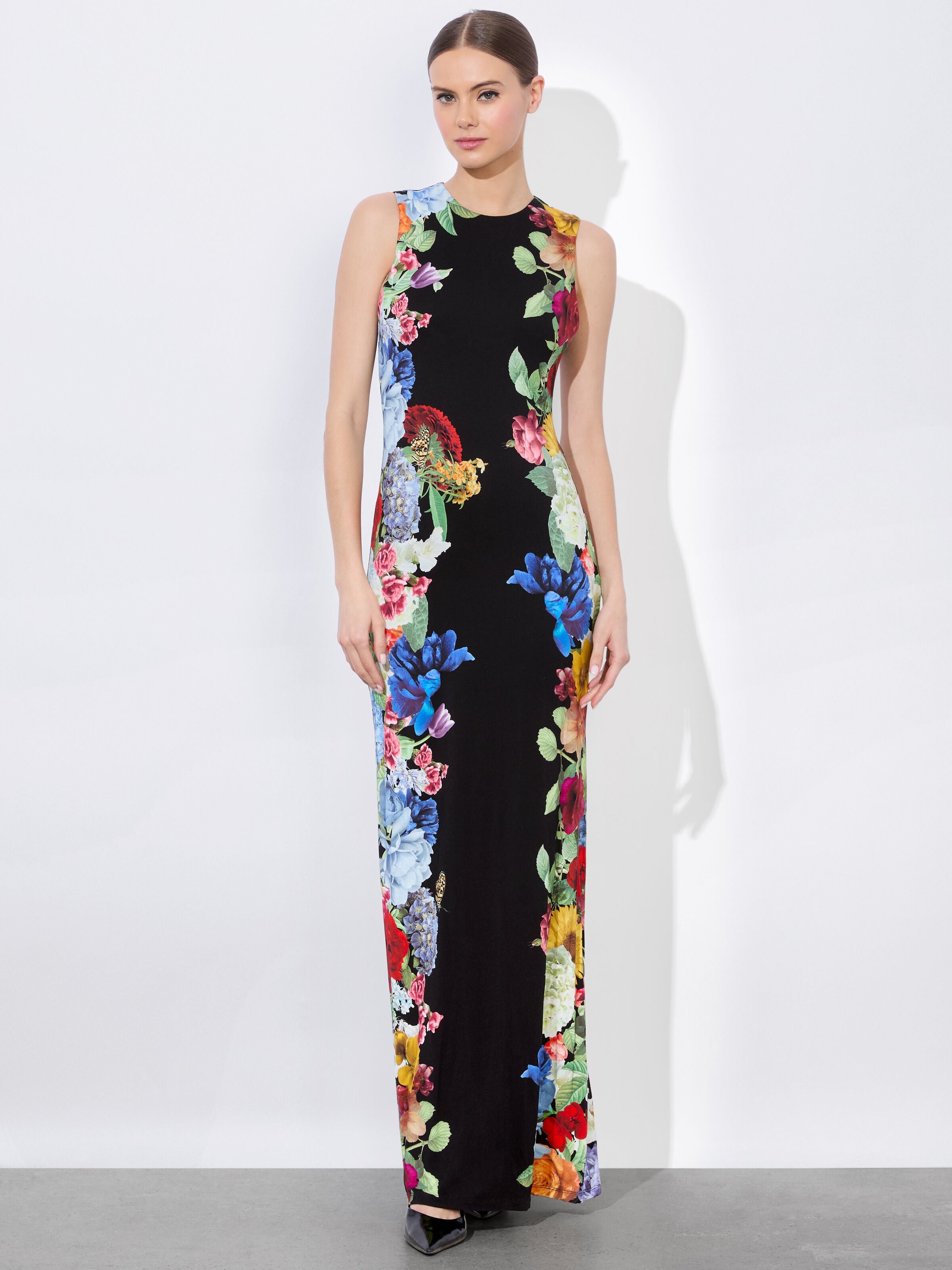 DELORA OPEN BACK MAXI DRESS-ALICE + OLIVIA