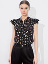 MARTEL SILK BLOUSE-ALICE + OLIVIA