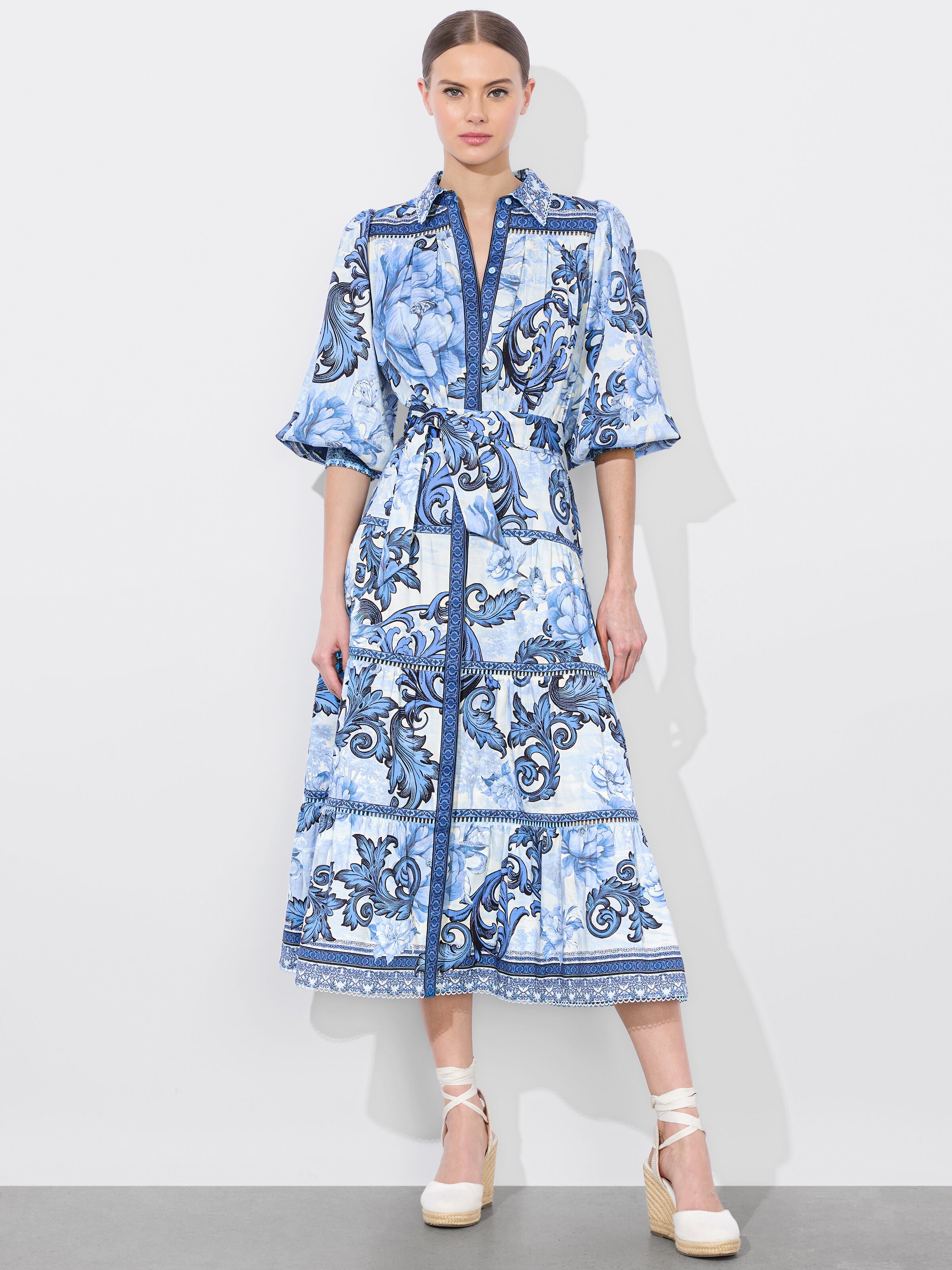 GENEVA MIDI DRESS-ALICE + OLIVIA
