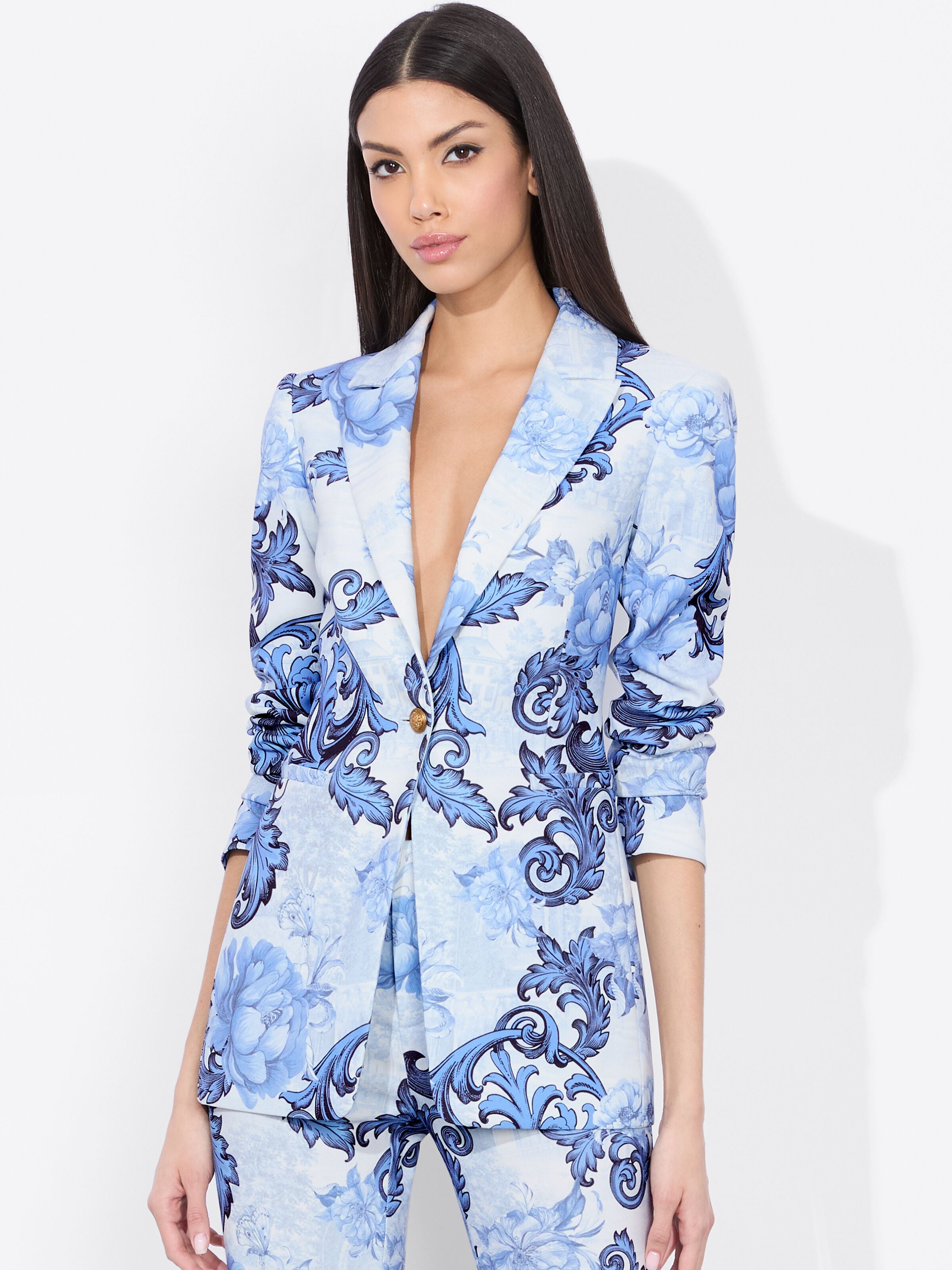 BREANN FITTED BLAZER-ALICE + OLIVIA