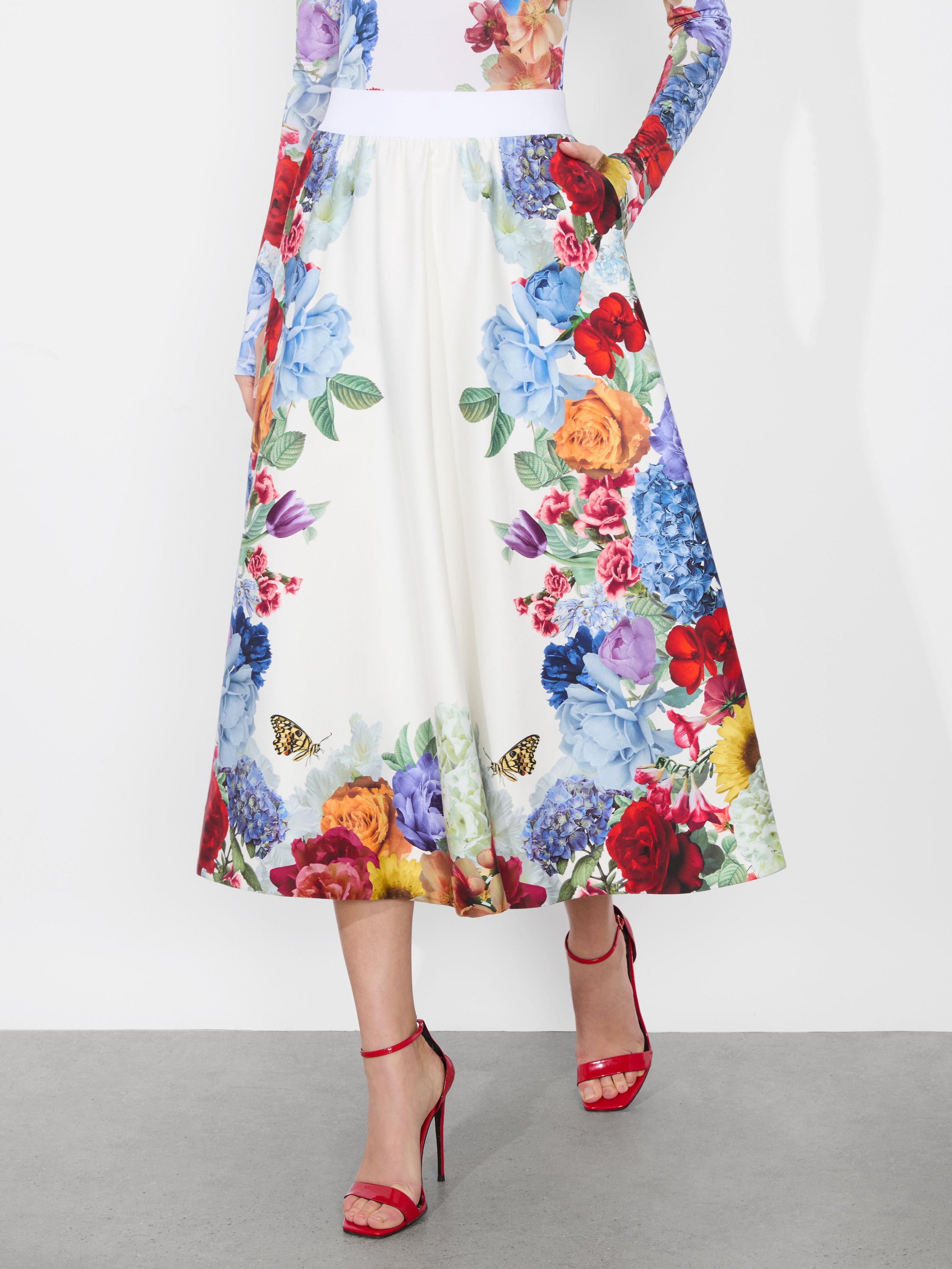 EARLA FLARE SKIRT-ALICE + OLIVIA