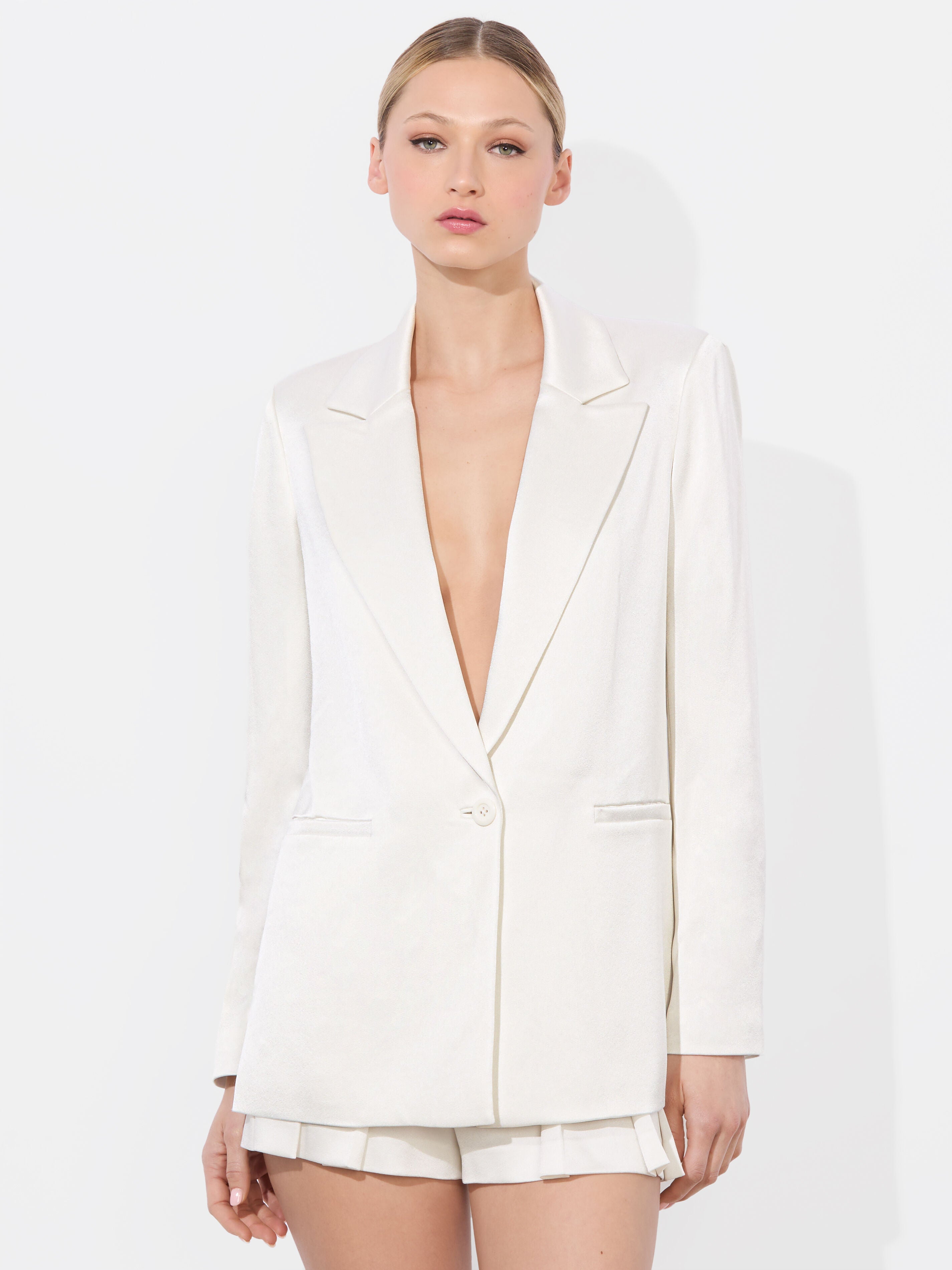 DENNY BOYFRIEND BLAZER-ALICE + OLIVIA