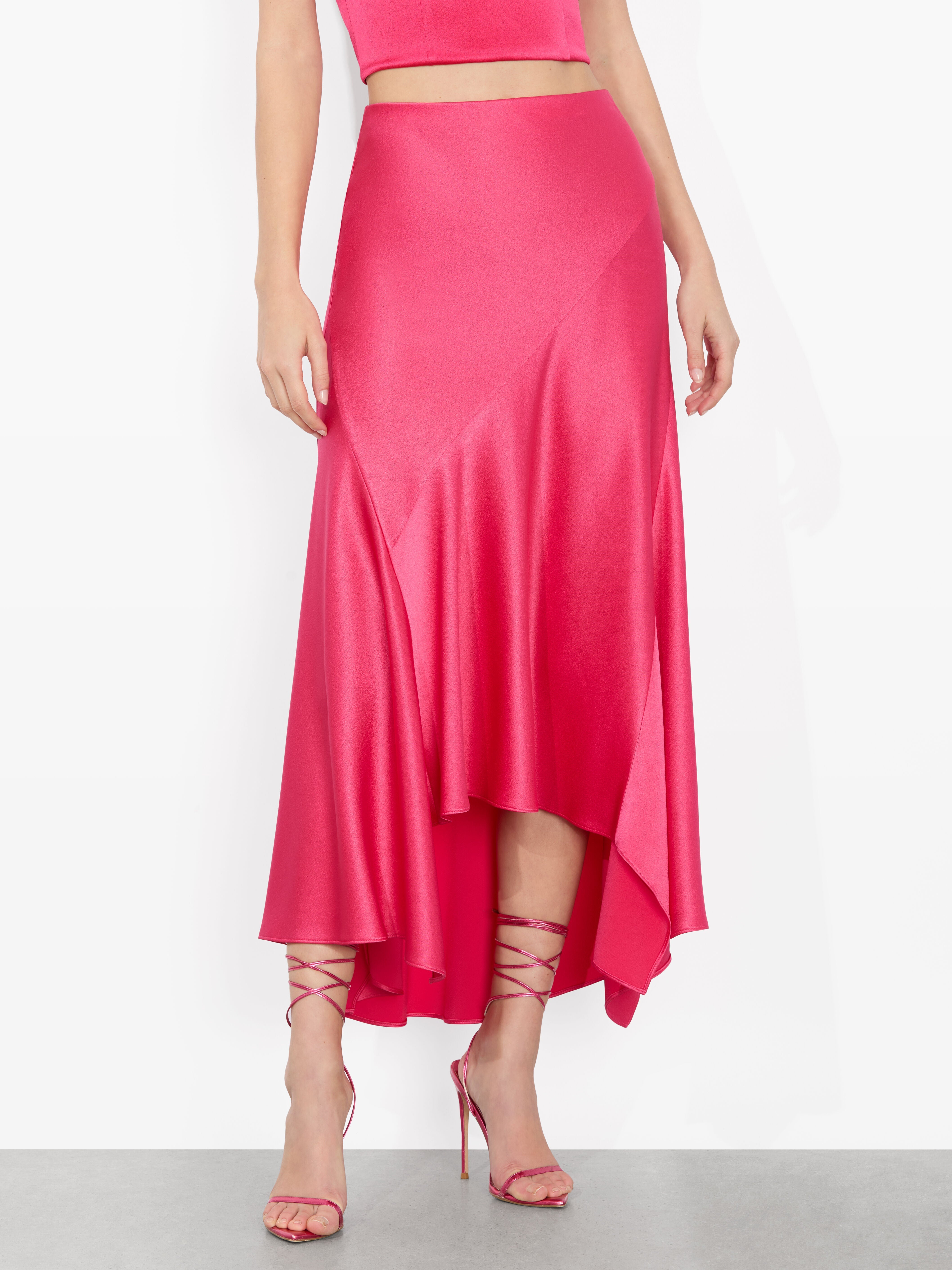 ROSA MIDI SLIP SKIRT-ALICE + OLIVIA