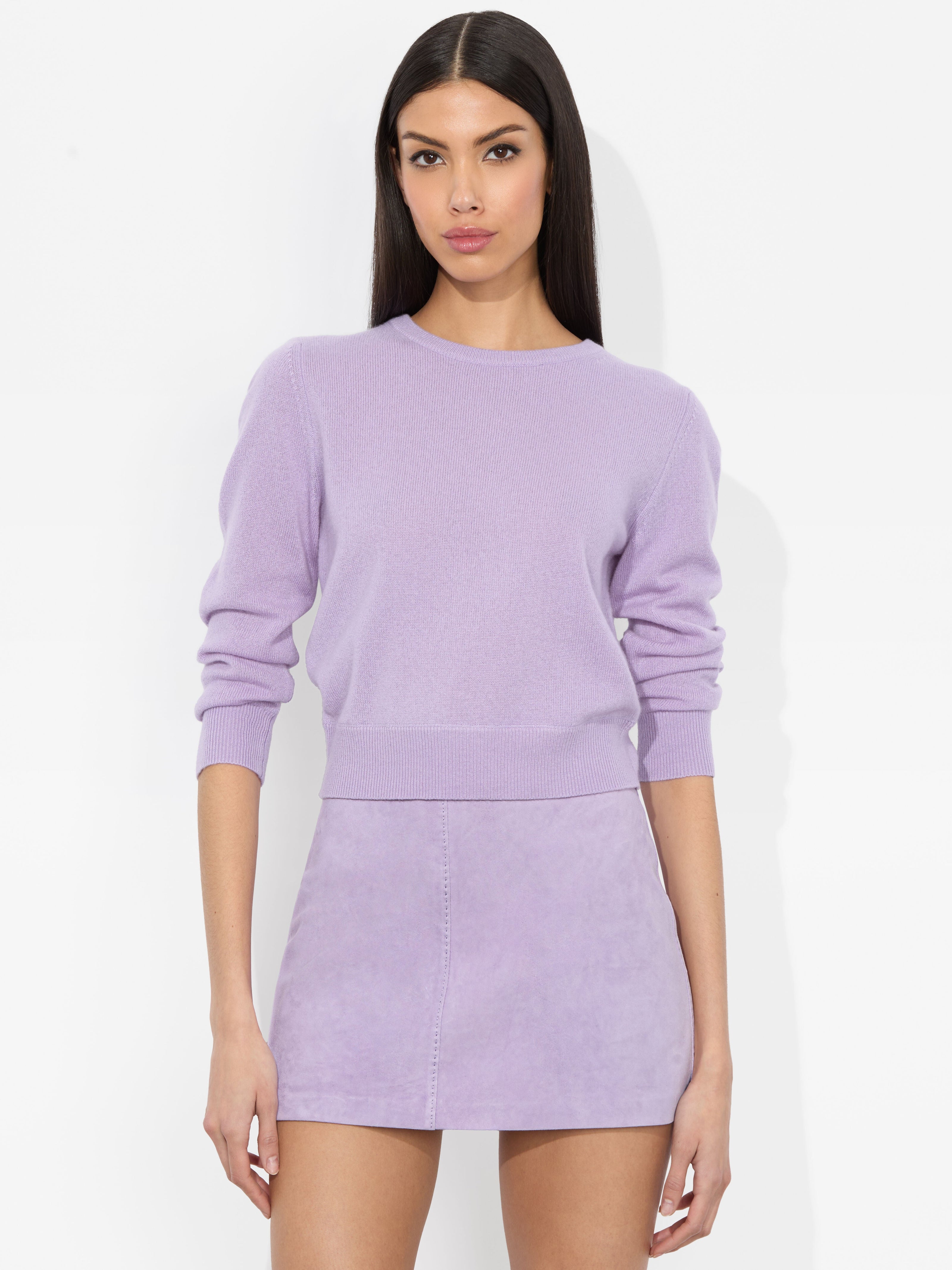 CAROLANN CASHMERE SHRUNKEN PULLOVER-ALICE + OLIVIA