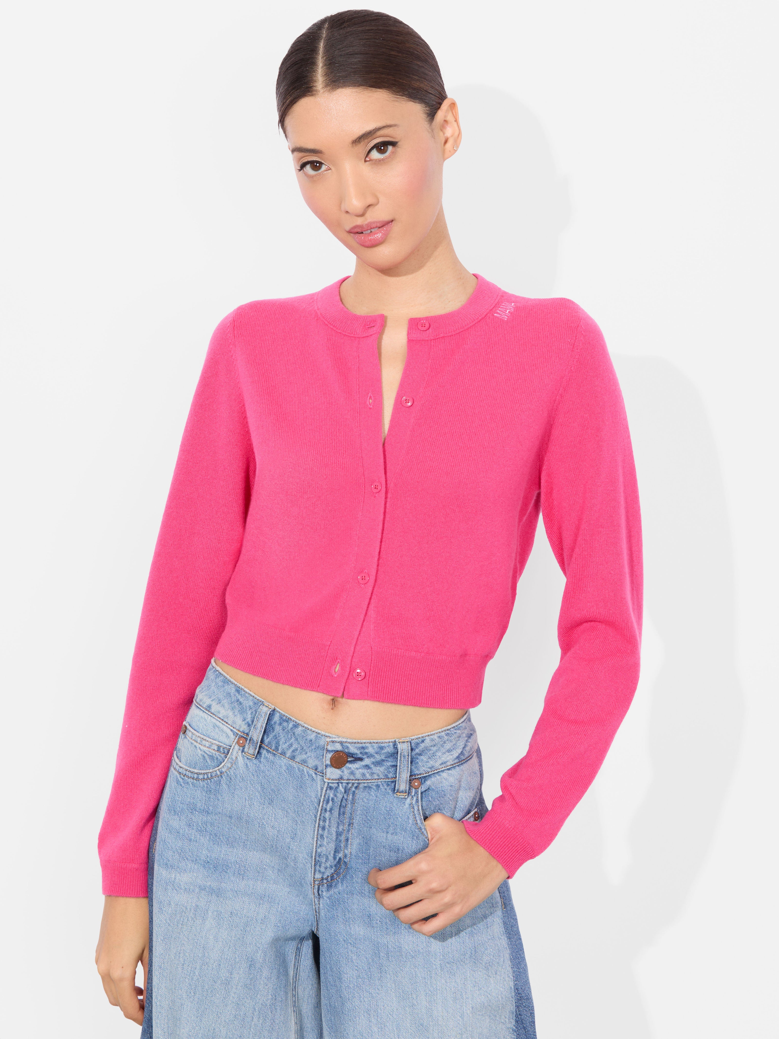 LIMITED EDITION EMBROIDERED DOLLIE CARDIGAN-ALICE + OLIVIA