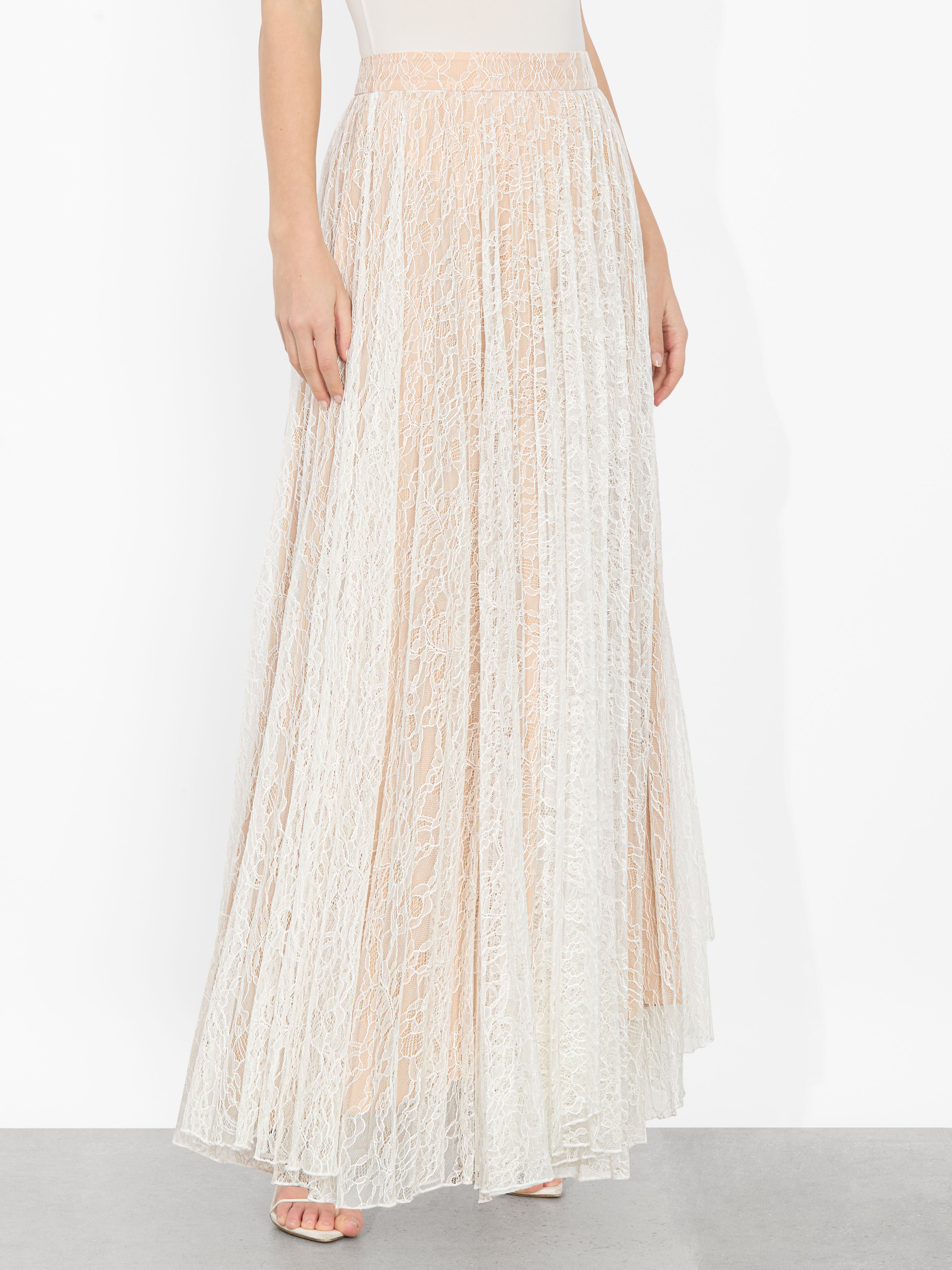 KATZ PLEATED MAXI SKIRT-ALICE + OLIVIA