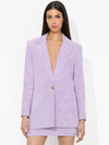 HADLIE SUEDE BLAZER-ALICE + OLIVIA