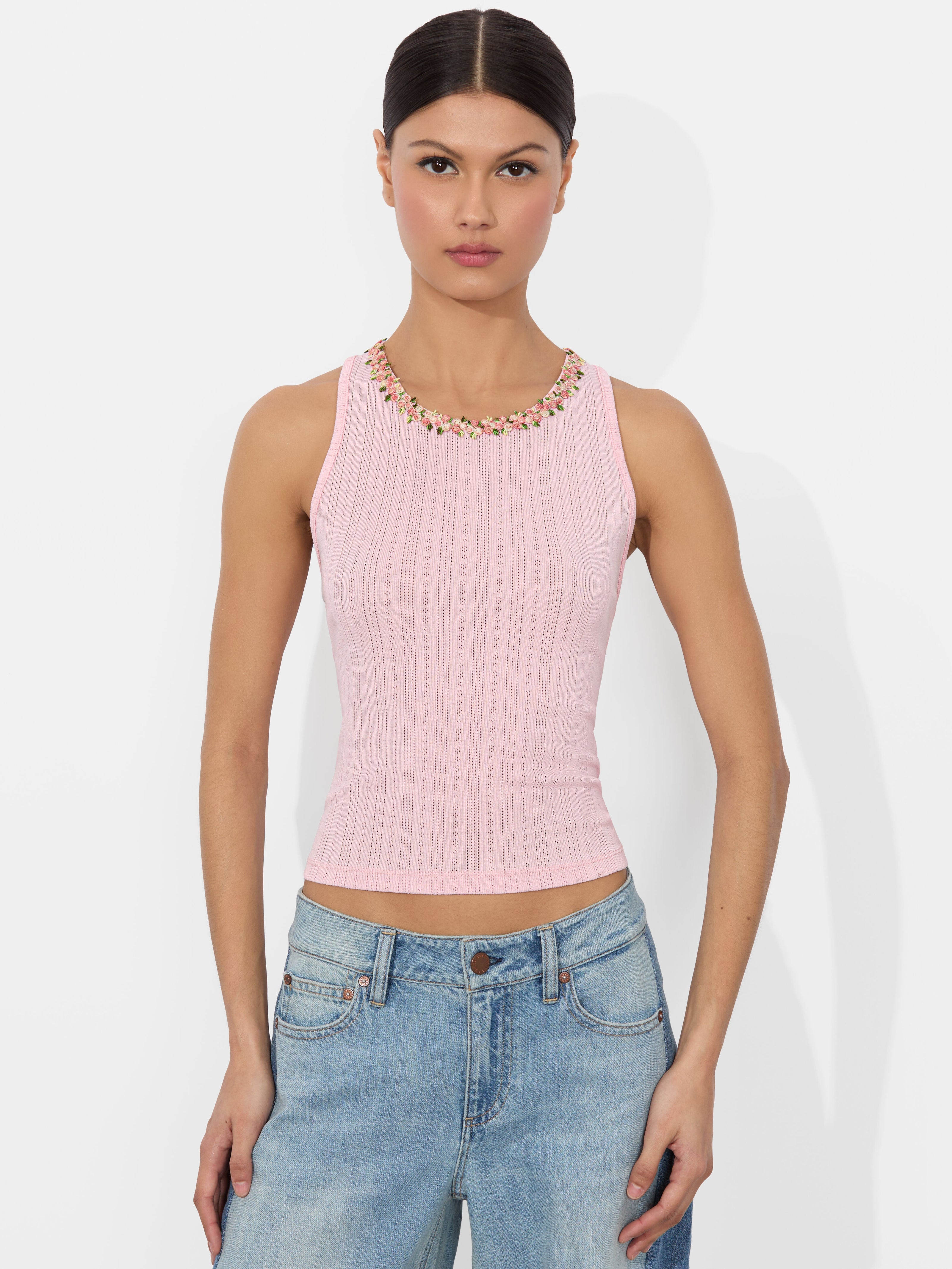 ALLEN TANK TOP-ALICE + OLIVIA
