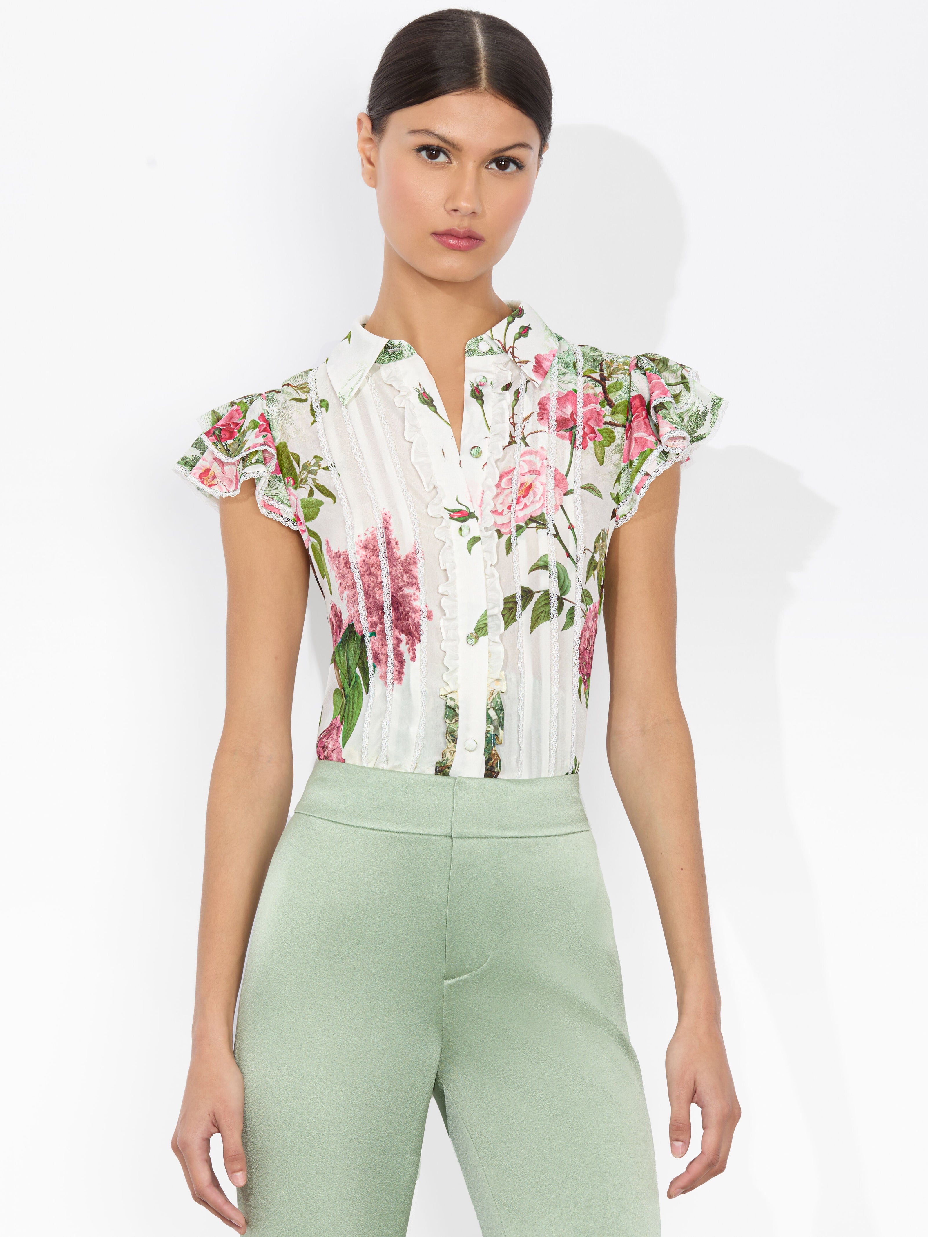 MINDA BLOUSE-ALICE + OLIVIA
