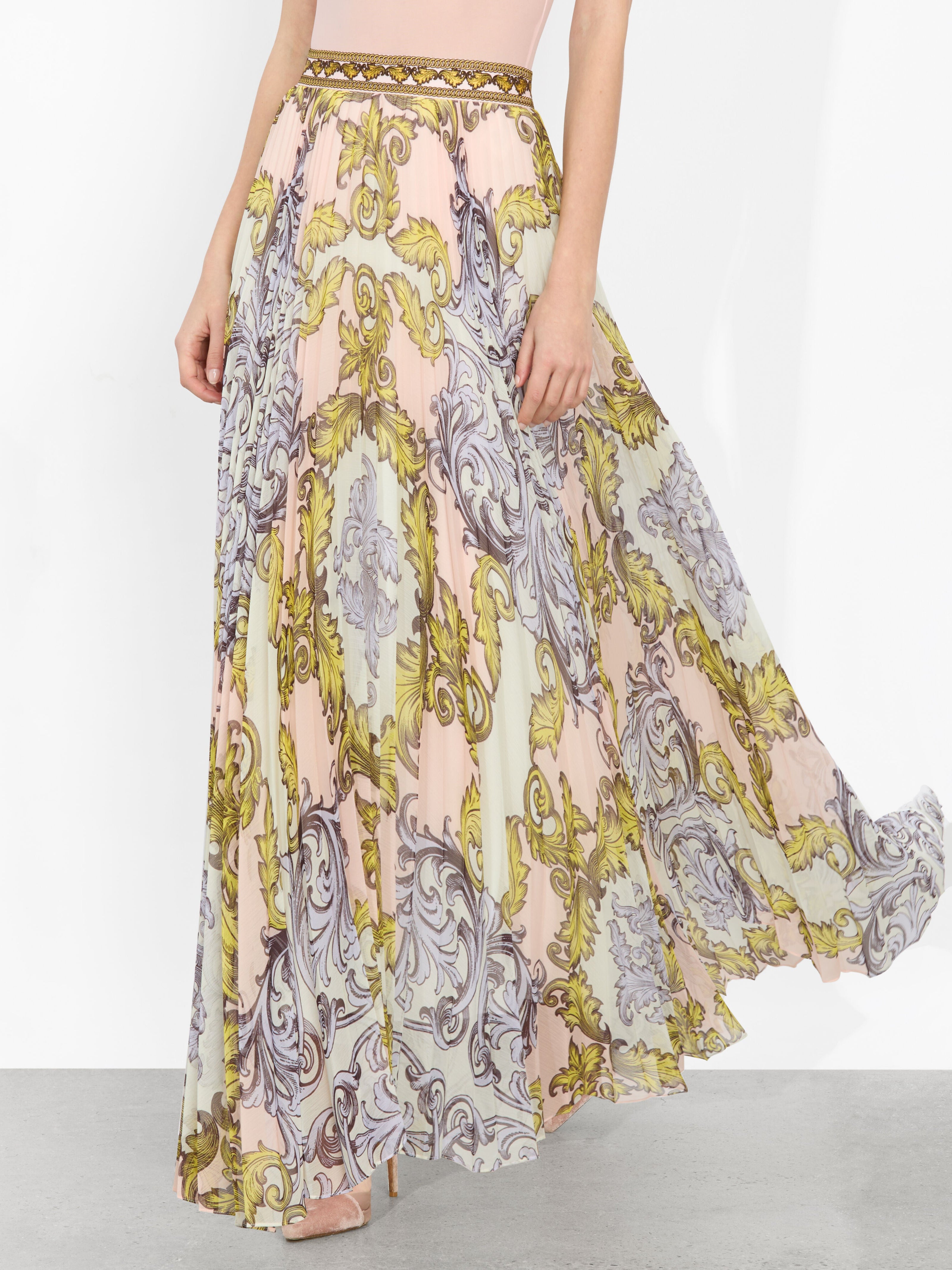 KATZ PLEATED MAXI SKIRT-ALICE + OLIVIA