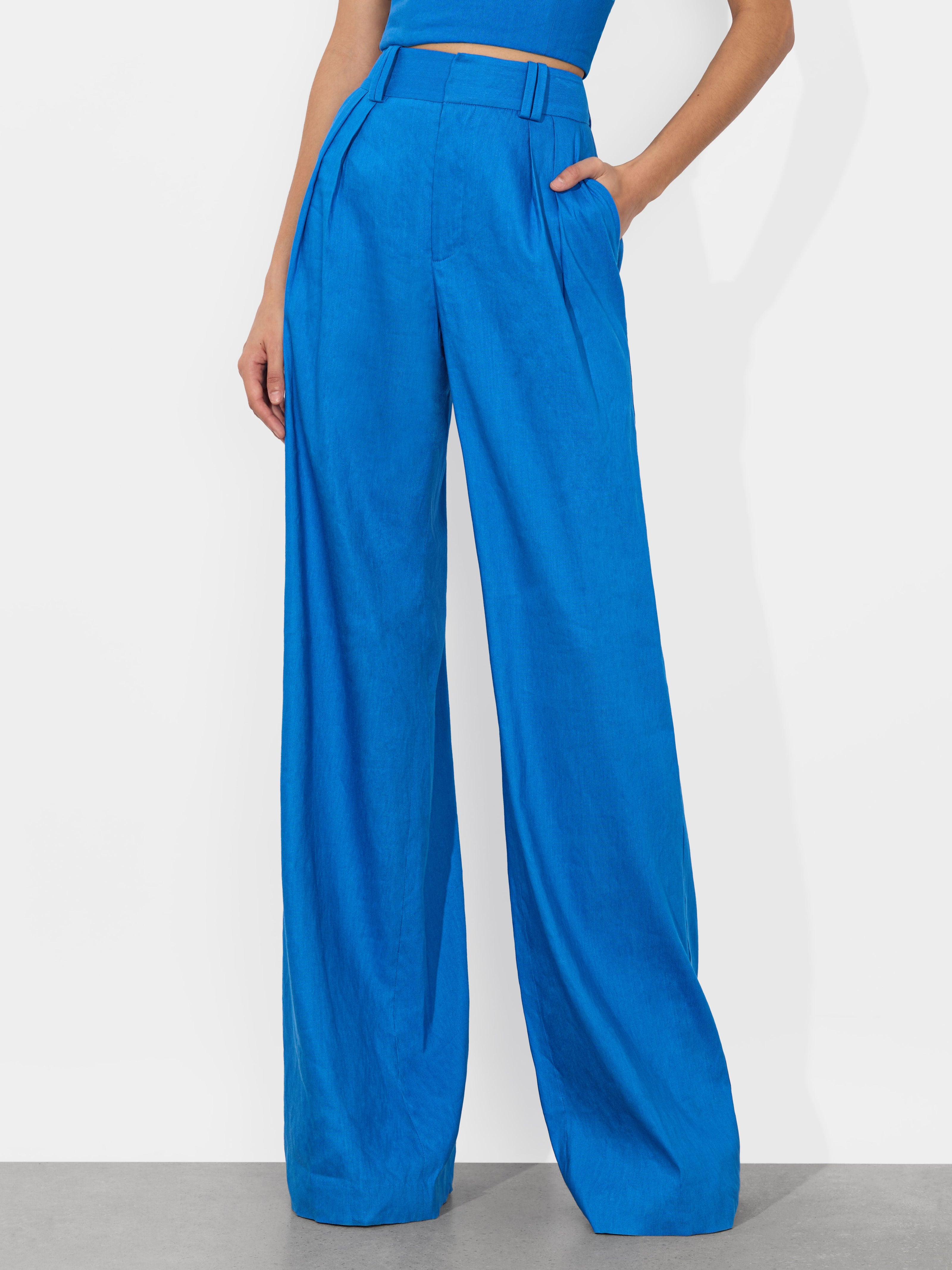 ERIC LINEN PANT-ALICE + OLIVIA