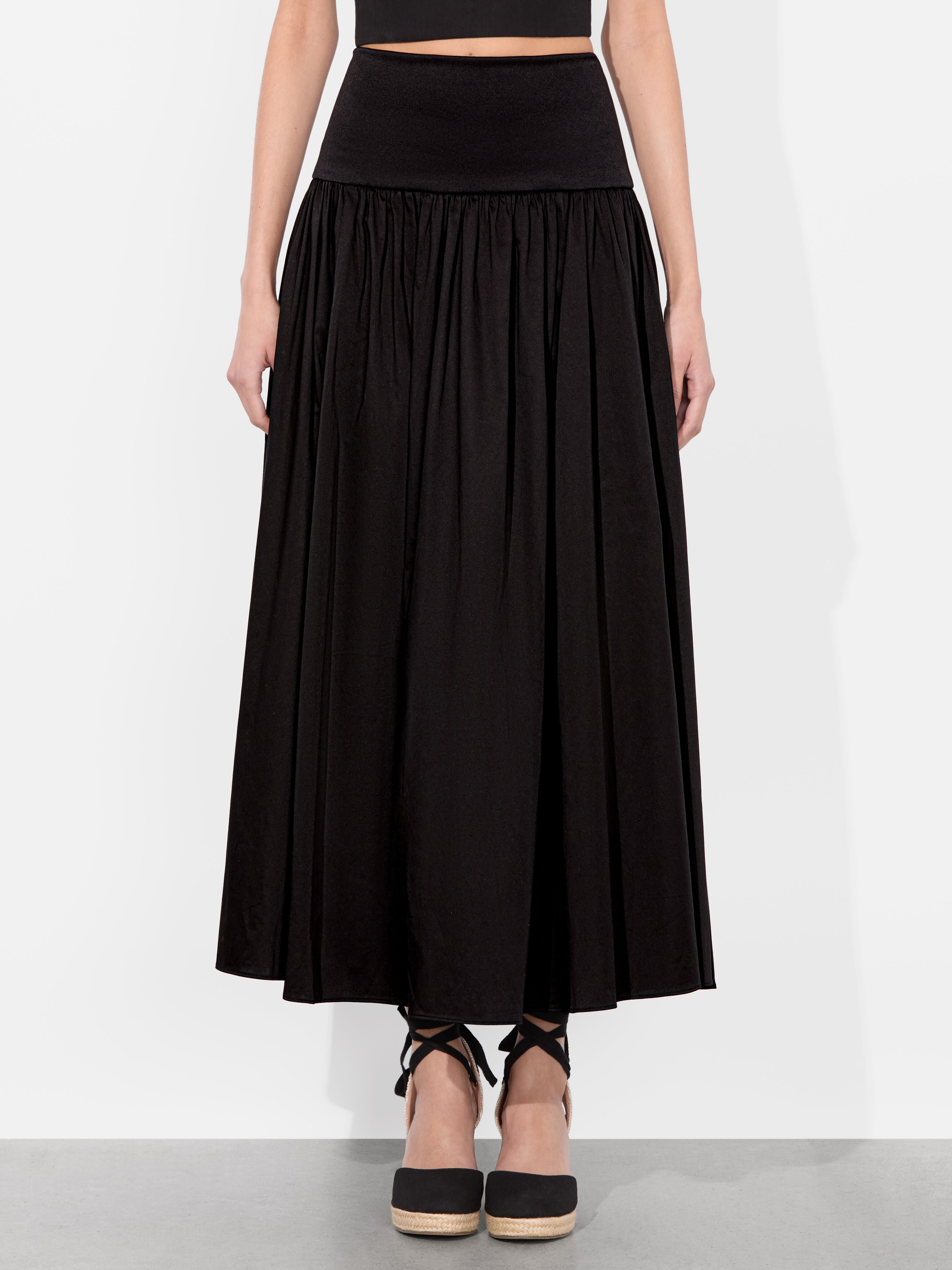 ORIANA DROP WAIST MIDI SKIRT-ALICE + OLIVIA