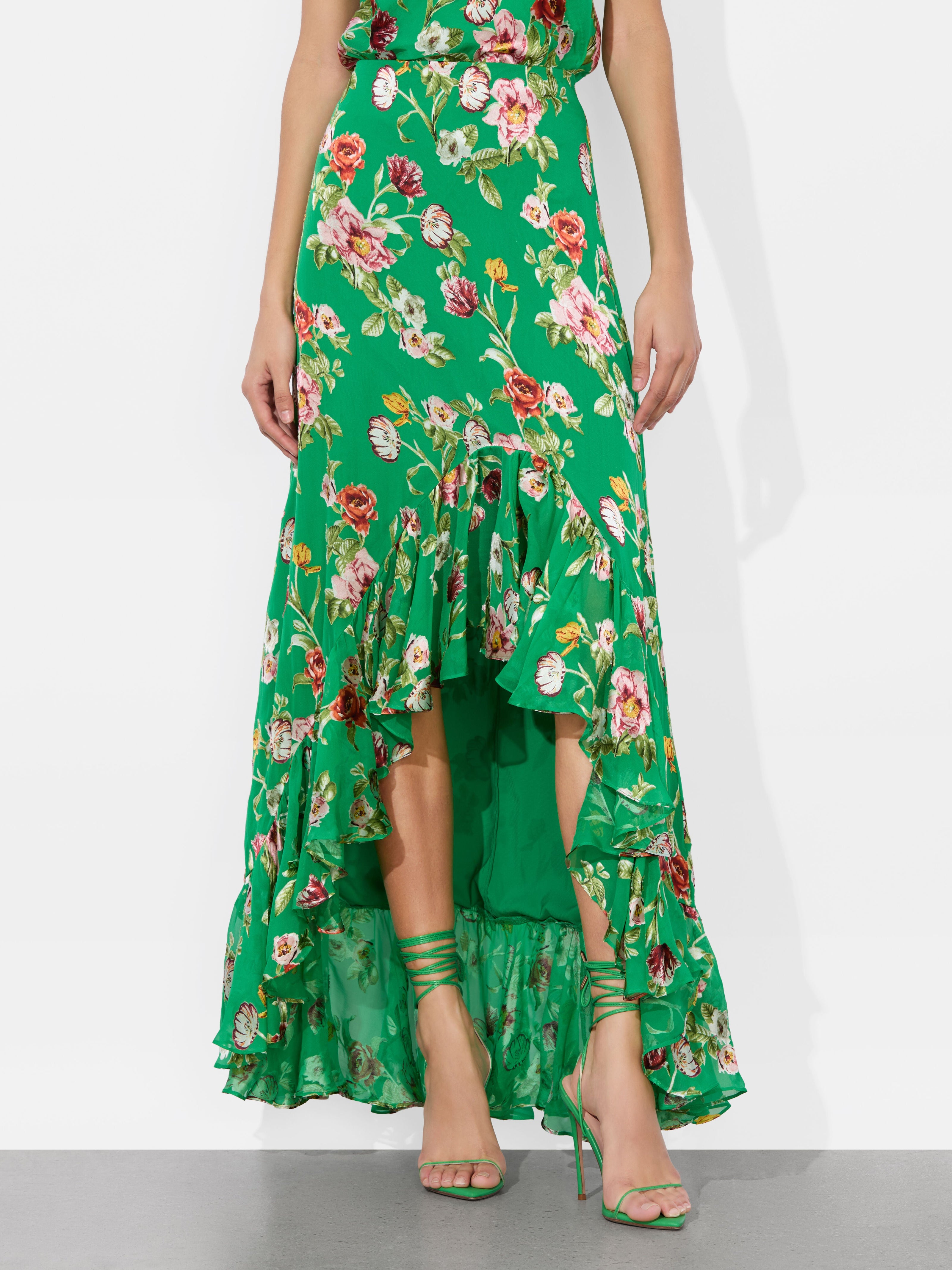 SORAYA HIGH LOW SKIRT-ALICE + OLIVIA